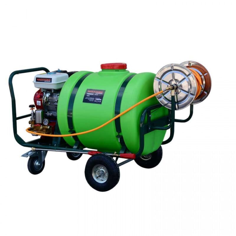 Motopompa con botte 160L NAKAYAMA NS6200